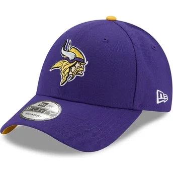 violette-verstellbare-curved-cap-9forty-the-league-der-minnesota-vikings-nfl-von-new-era
