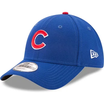 Böjd blå justerbar keps 9FORTY The League från Chicago Cubs MLB av New Era
