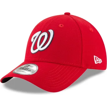 Cepur izliekta sarkans regulējams 9FORTY The League no Washington Nationals MLB no New Era