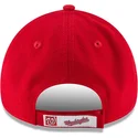 rote-verstellbare-curved-cap-9forty-the-league-der-washington-nationals-mlb-von-new-era