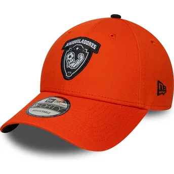 Cap izliekta orange adjustable strap 9FORTY Core no Aniquiladores FC Kings League no New Era