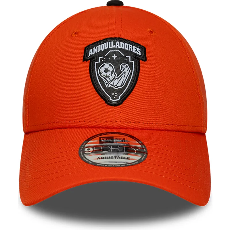 cap-izliekta-orange-adjustable-strap-9forty-core-no-aniquiladores-fc-kings-league-no-new-era