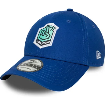 Cap izliekta blue adjustable strap 9FORTY Core no El Barrio Kings League no New Era