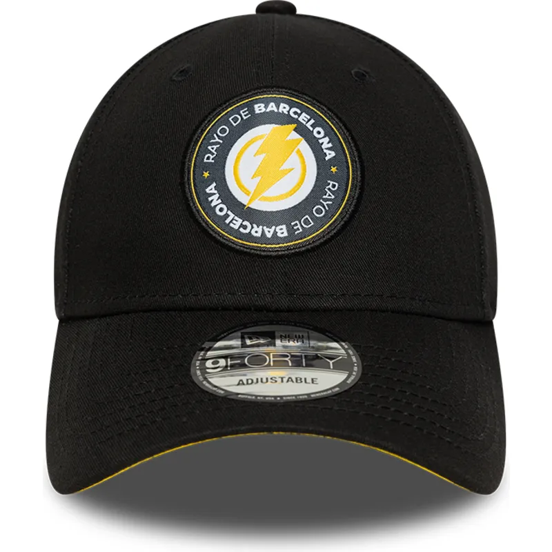 schwarze-verstellbare-curved-cap-9forty-core-von-rayo-de-barcelona-kings-league-von-new-era