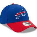 new-era-curved-brim-9forty-the-league-buffalo-bills-nfl-adjustable-cap-blau-und-rot