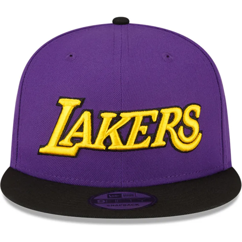 violette-und-schwarze-flache-snapback-kappe-9fifty-statement-der-los-angeles-lakers-nba-von-new-era