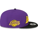 violette-und-schwarze-flache-snapback-kappe-9fifty-statement-der-los-angeles-lakers-nba-von-new-era