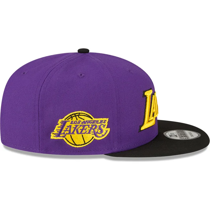 platt-keps-violett-och-svart-snapback-9fifty-statement-fran-los-angeles-lakers-nba-av-new-era