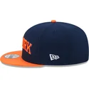 cepur-plakana-tumsi-zils-snapback-9fifty-statement-no-new-york-knicks-nba-no-new-era