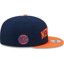 cepur-plakana-tumsi-zils-snapback-9fifty-statement-no-new-york-knicks-nba-no-new-era