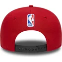 cepur-plakana-sarkans-snapback-9fifty-statement-no-miami-heat-nba-no-new-era