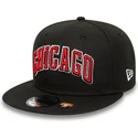 cepur-plakana-melns-snapback-9fifty-statement-no-chicago-bulls-nba-no-new-era
