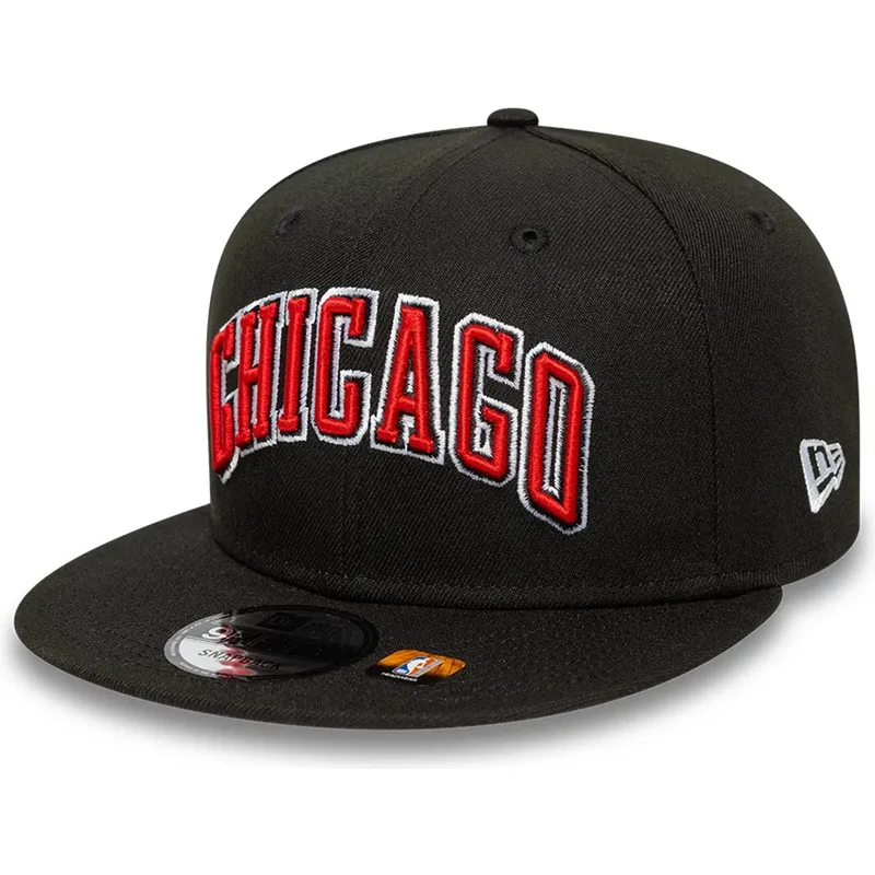 svart-platt-snapback-keps-9fifty-statement-fran-chicago-bulls-nba-av-new-era