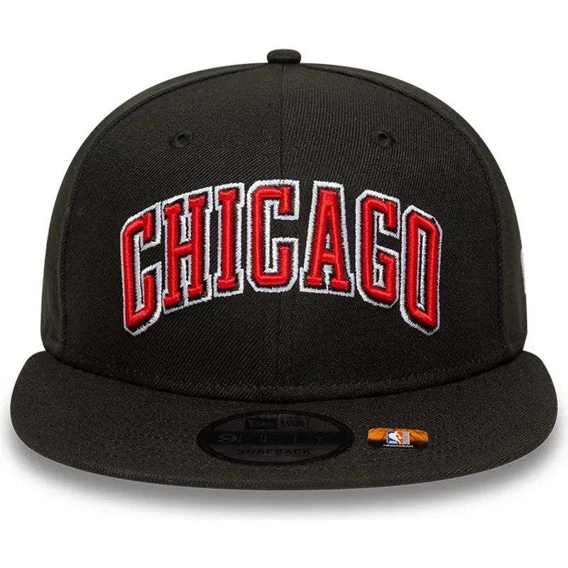 cepur-plakana-melns-snapback-9fifty-statement-no-chicago-bulls-nba-no-new-era