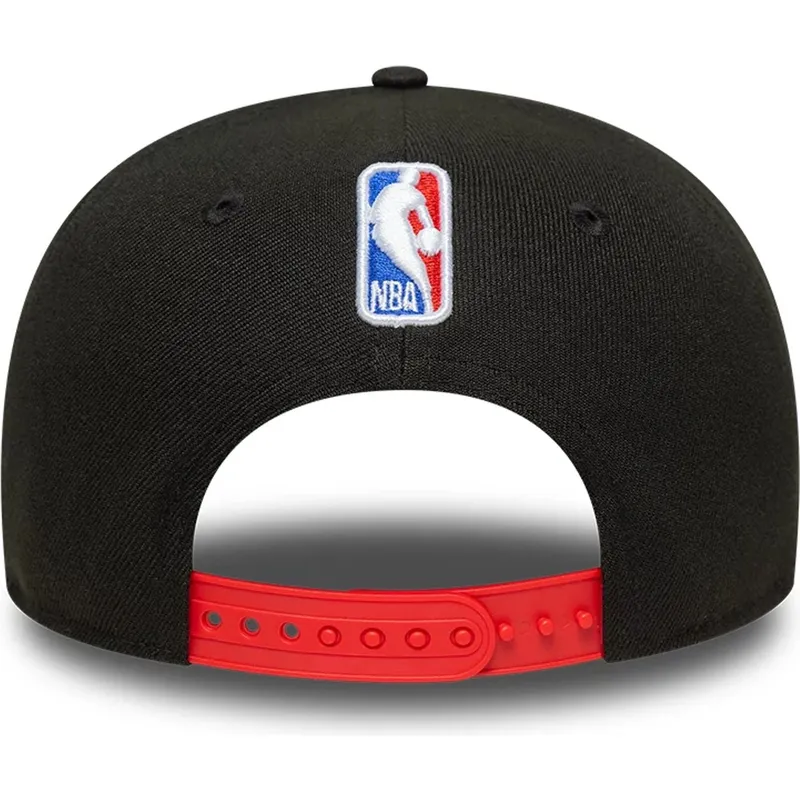 cepur-plakana-melns-snapback-9fifty-statement-no-chicago-bulls-nba-no-new-era
