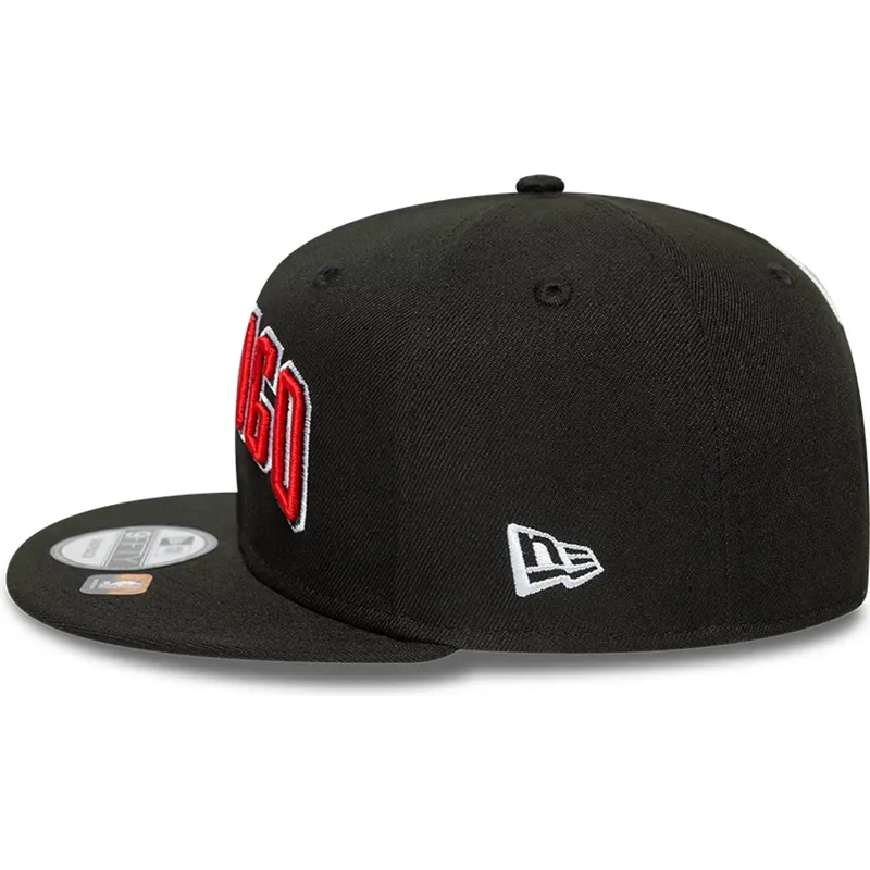 cepur-plakana-melns-snapback-9fifty-statement-no-chicago-bulls-nba-no-new-era