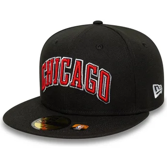 Cepur plakana melns pieguļošs 59FIFTY Statement no Chicago Bulls NBA no New Era