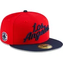 cepur-plakana-sarkans-pieguloss-59fifty-statement-no-los-angeles-clippers-nba-no-new-era