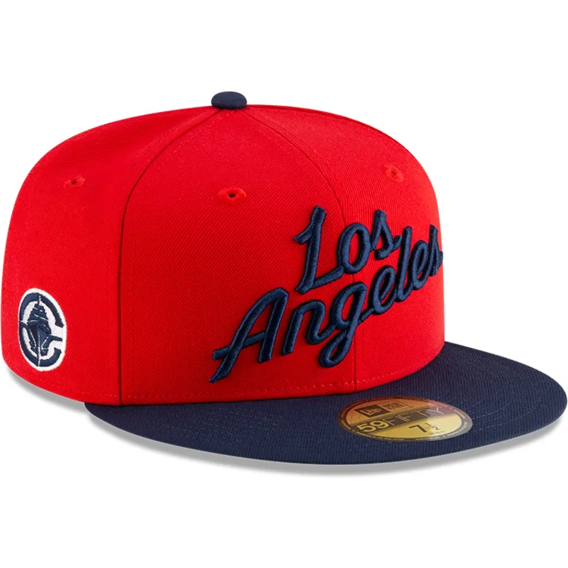 cap-plakana-red-ajustada-59fifty-statement-no-los-angeles-clippers-nba-no-new-era