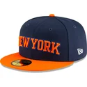 59fifty-statement-new-york-knicks-nba-cap-von-new-era-in-marineblau-und-orange