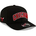 cepur-izliekta-melns-snapback-9seventy-statement-stretch-snap-no-chicago-bulls-nba-no-new-era
