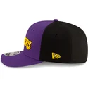 los-angeles-lakers-nba-new-era-9seventy-statement-stretch-snap-violett-schwarze-snapback-kappe