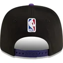 los-angeles-lakers-nba-new-era-9seventy-statement-stretch-snap-violett-schwarze-snapback-kappe