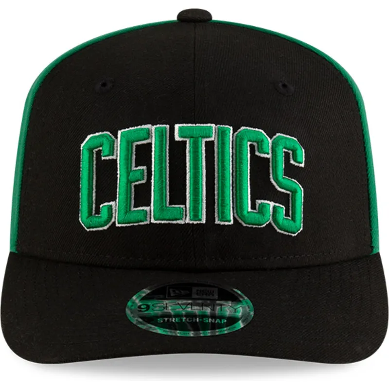 cepur-izliekta-melns-snapback-9seventy-statement-stretch-snap-no-boston-celtics-nba-no-new-era