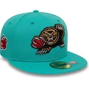 zielona-dopasowana-czapka-z-daszkiem-59fifty-classic-memphis-grizzlies-nba-od-new-era