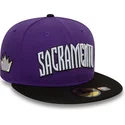 flache-violett-schwarze-anliegende-59fifty-classic-kappe-von-sacramento-kings-nba-von-new-era