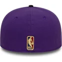 flache-violett-schwarze-anliegende-59fifty-classic-kappe-von-sacramento-kings-nba-von-new-era