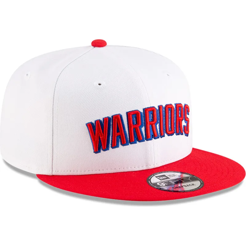cepur-plakana-sarkans-snapback-9fifty-classic-no-golden-state-warriors-nba-no-new-era