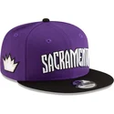 violette-und-schwarze-flache-snapback-kappe-9fifty-classic-der-sacramento-kings-nba-von-new-era