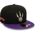 schwarze-und-violette-enganliegende-59fifty-classic-flatcap-der-toronto-raptors-nba-von-new-era