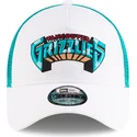 weiss-grune-trucker-cap-a-frame-classic-der-memphis-grizzlies-nba-von-new-era