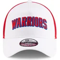 weiss-rote-trucker-cap-a-frame-classic-der-golden-state-warriors-nba-von-new-era