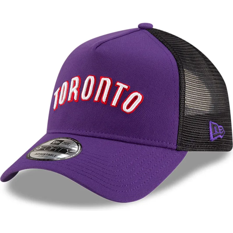 cepur-izliekta-truckeris-violets-snapback-a-frame-classic-no-toronto-raptors-nba-no-new-era