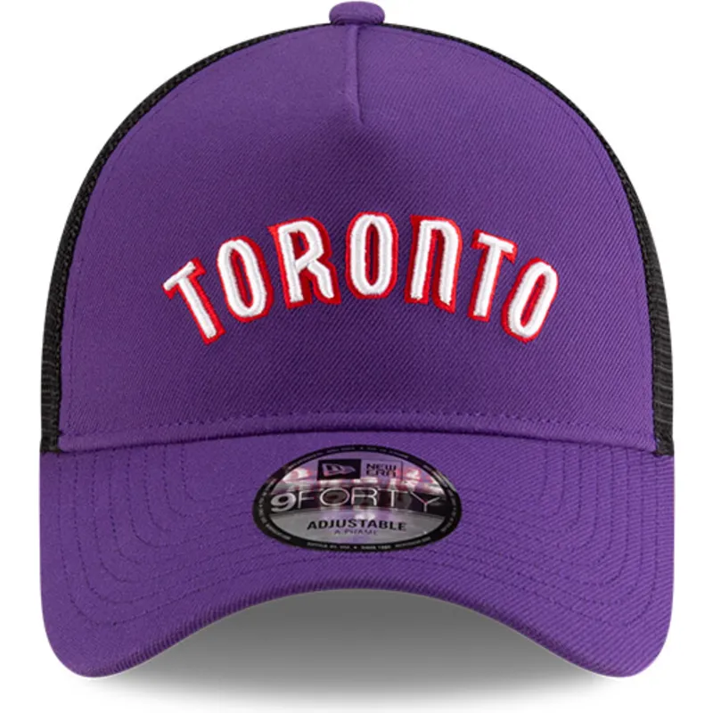 cepur-izliekta-truckeris-violets-snapback-a-frame-classic-no-toronto-raptors-nba-no-new-era