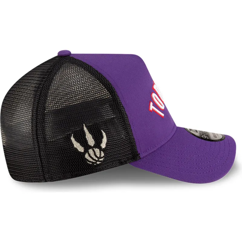 cepur-izliekta-truckeris-violets-snapback-a-frame-classic-no-toronto-raptors-nba-no-new-era