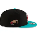 new-era-flat-brim-9fifty-classic-memphis-grizzlies-nba-black-and-green-snapback-cap