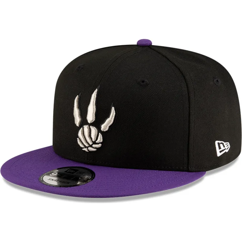cepur-plakana-melns-snapback-9fifty-classic-no-toronto-raptors-nba-no-new-era