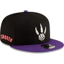 cepur-plakana-melns-snapback-9fifty-classic-no-toronto-raptors-nba-no-new-era