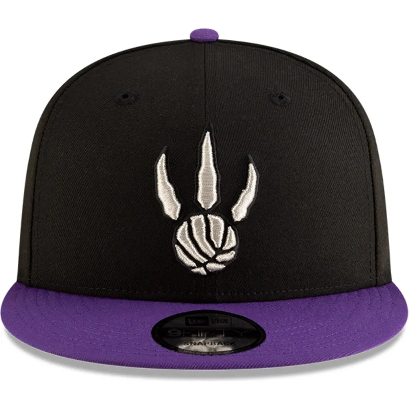 cepur-plakana-melns-snapback-9fifty-classic-no-toronto-raptors-nba-no-new-era