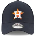 verstellbare-schwarze-curved-cap-9forty-the-league-der-houston-astros-mlb-von-new-era