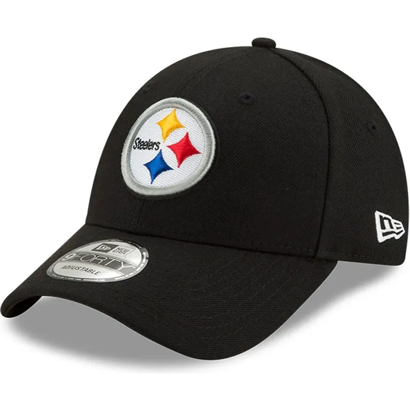 cepur-izliekta-melns-regulejams-9forty-the-league-no-pittsburgh-steelers-nfl-no-new-era