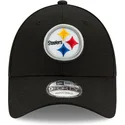 cepur-izliekta-melns-regulejams-9forty-the-league-no-pittsburgh-steelers-nfl-no-new-era