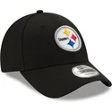 cepur-izliekta-melns-regulejams-9forty-the-league-no-pittsburgh-steelers-nfl-no-new-era