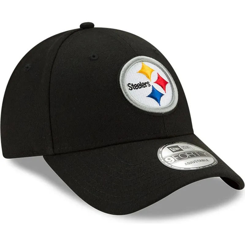 cepur-izliekta-melns-regulejams-9forty-the-league-no-pittsburgh-steelers-nfl-no-new-era