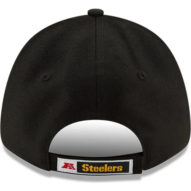 cepur-izliekta-melns-regulejams-9forty-the-league-no-pittsburgh-steelers-nfl-no-new-era