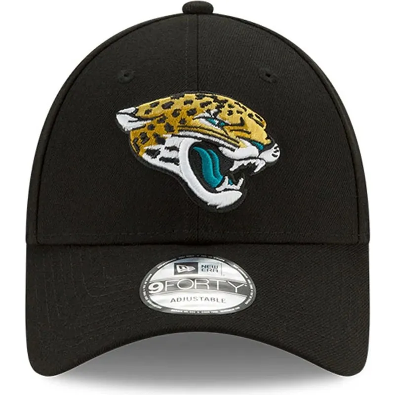 svart-justerbar-kurvad-keps-9forty-the-league-fran-jacksonville-jaguars-nfl-av-new-era